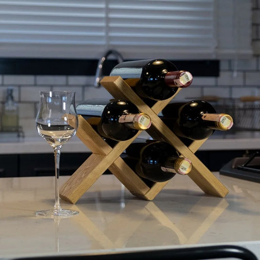 Montu 4 Bottle Wine Rack - DIVINE DESIGN