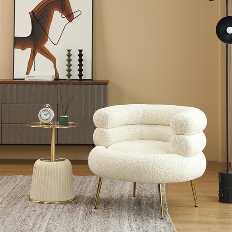 Olje Oversized Sherpa Chair - DIVINE DESIGN