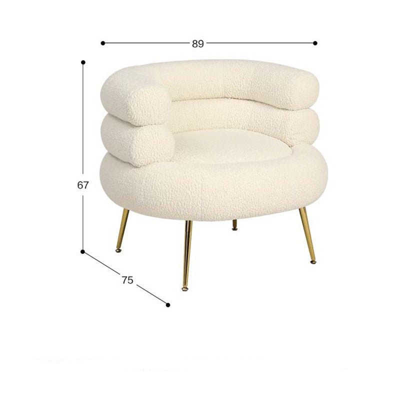 Olje Oversized Sherpa Chair - DIVINE DESIGN