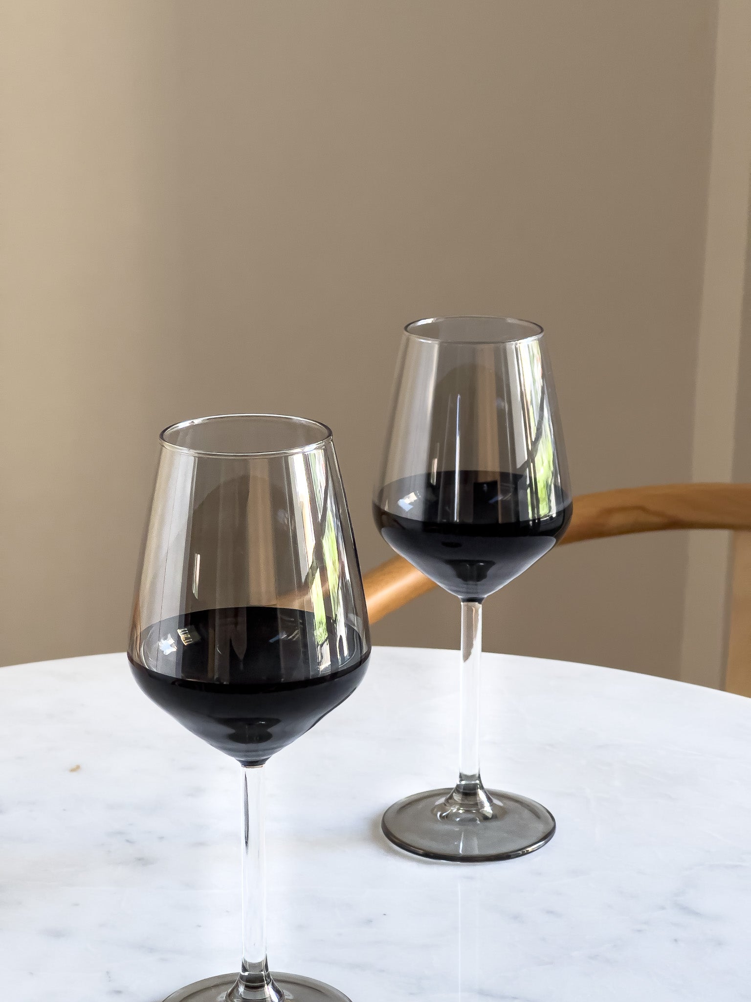 Onyx Large Wine Glasses Set - DIVINE DESIGN