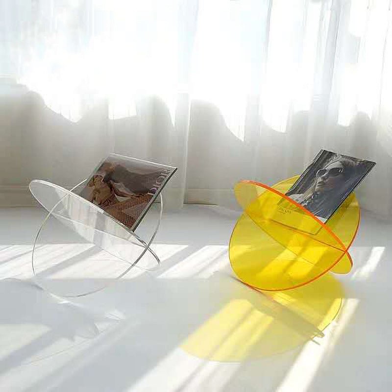 Polen Geometric Acrylic Magazine Rack - DIVINE DESIGN