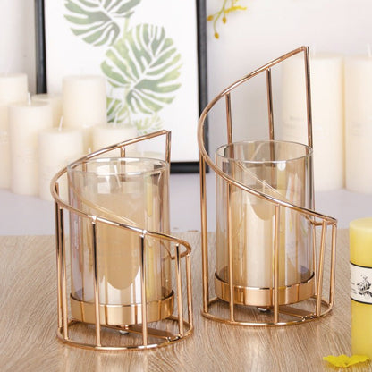 Priya Geometric Brass Lantern - DIVINE DESIGN