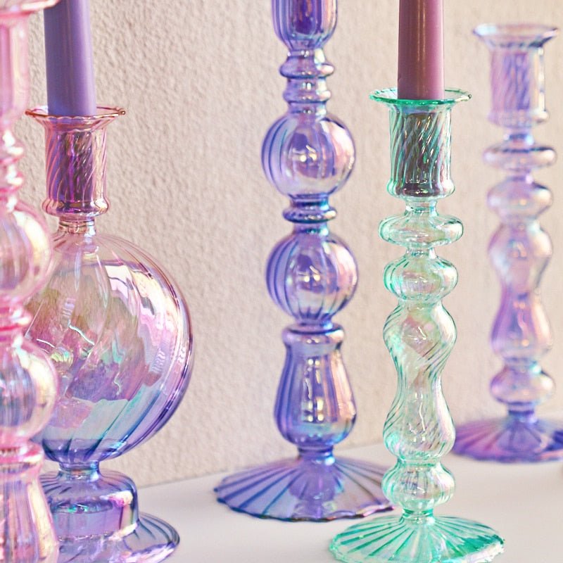 Rainbow Decorative Candle Holder & Flower Vases - DIVINE DESIGN