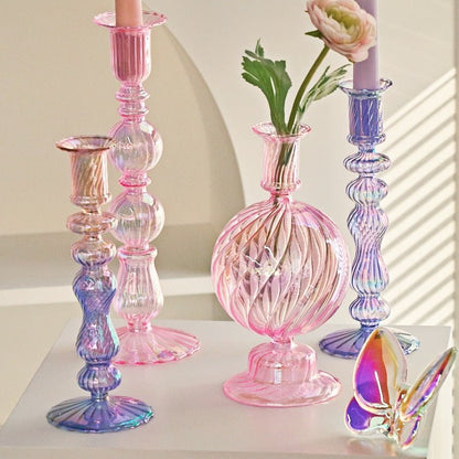 Rainbow Decorative Candle Holder & Flower Vases - DIVINE DESIGN