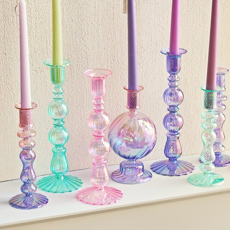 Rainbow Decorative Candle Holder & Flower Vases - DIVINE DESIGN