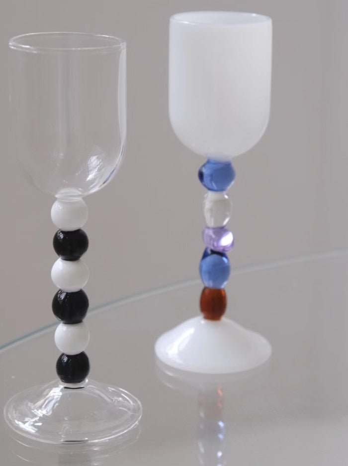 Ribbon Irregular Stem Coupe Glass - DIVINE DESIGN