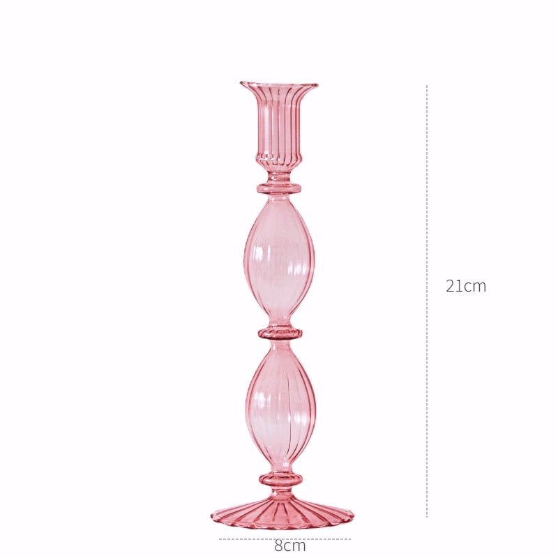 Sakura Glass Candle Holder & Flower Vase - DIVINE DESIGN