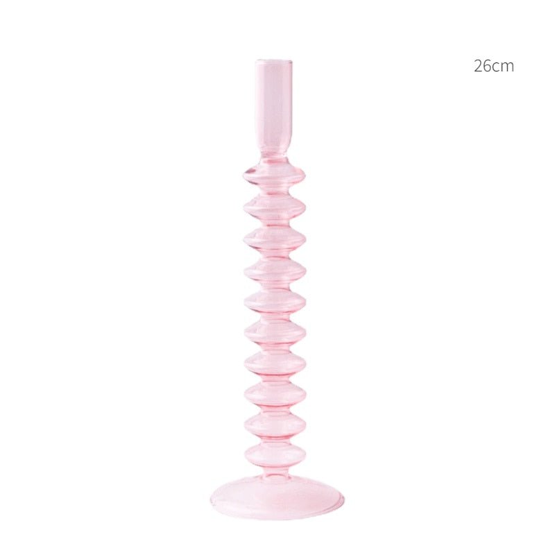 Sakura Glass Candle Holder & Flower Vase - DIVINE DESIGN