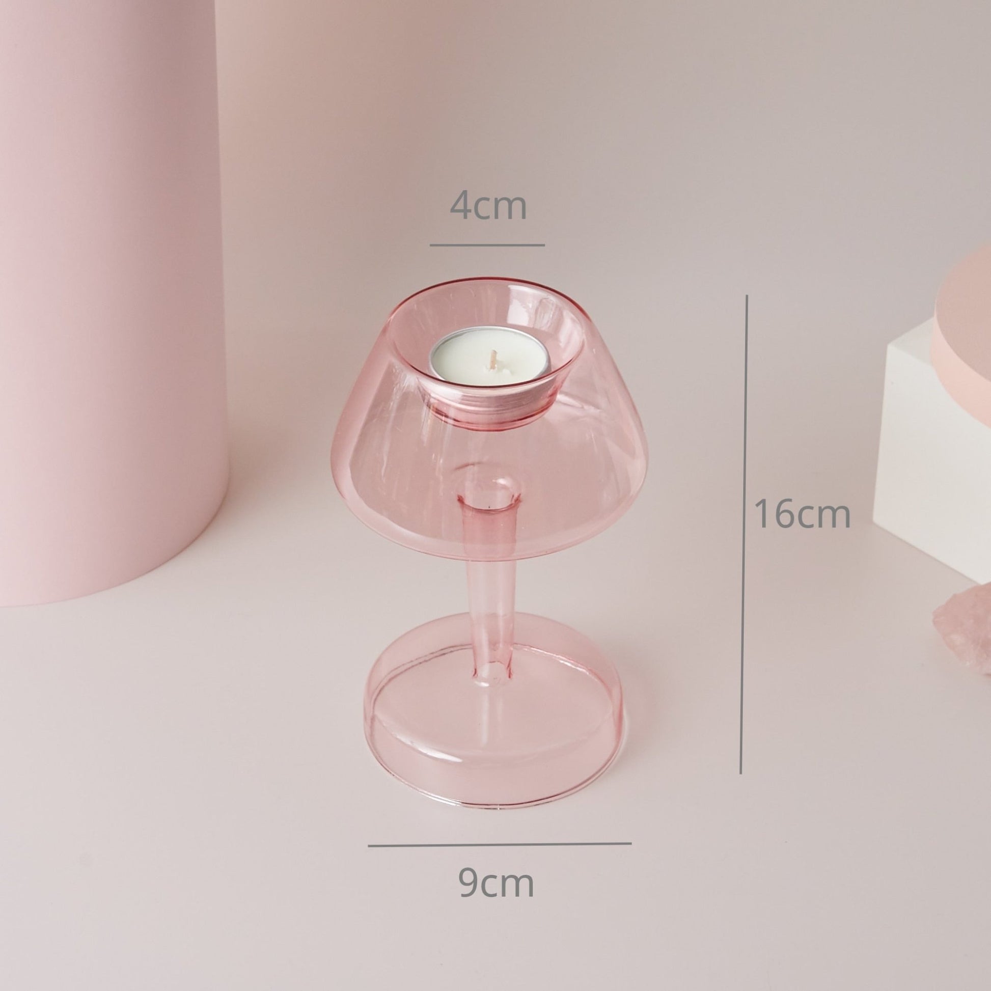 Sakura Glass Candle Holder & Flower Vase - DIVINE DESIGN