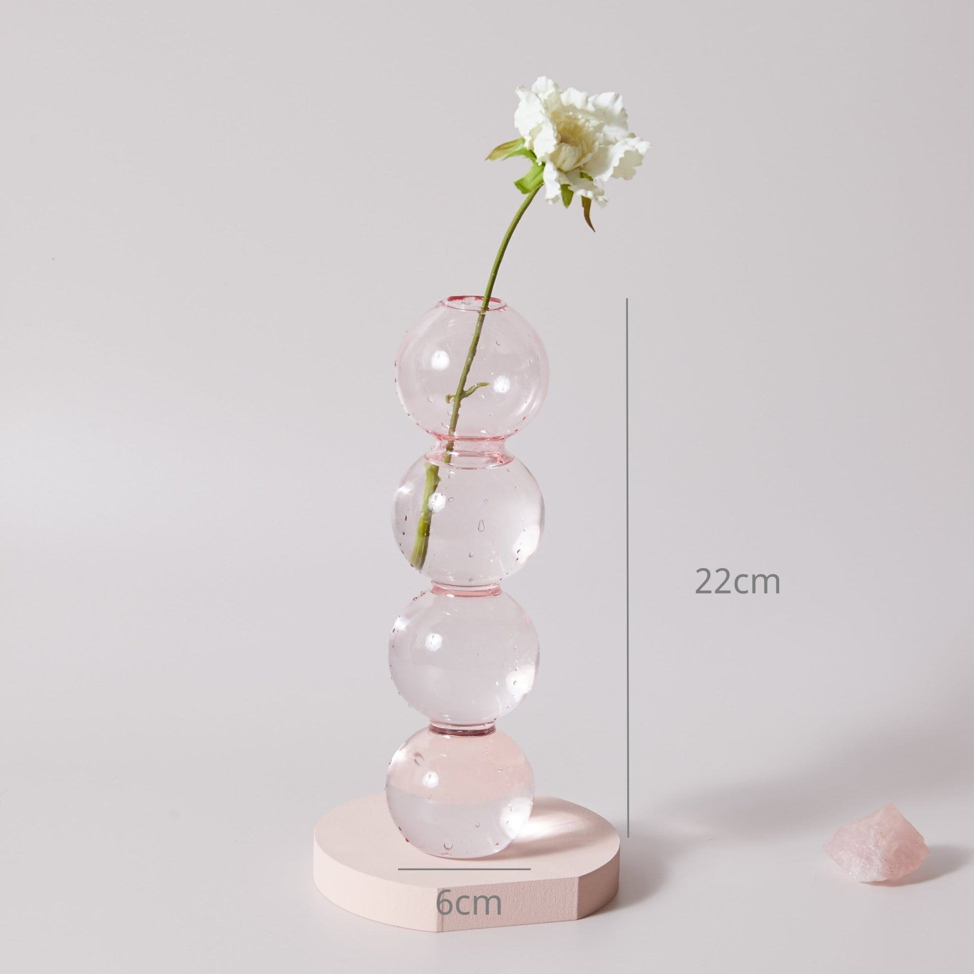 Sakura Glass Candle Holder & Flower Vase - DIVINE DESIGN