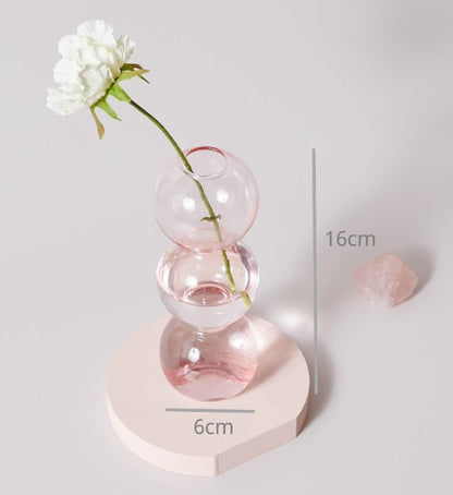 Sakura Glass Candle Holder & Flower Vase - DIVINE DESIGN