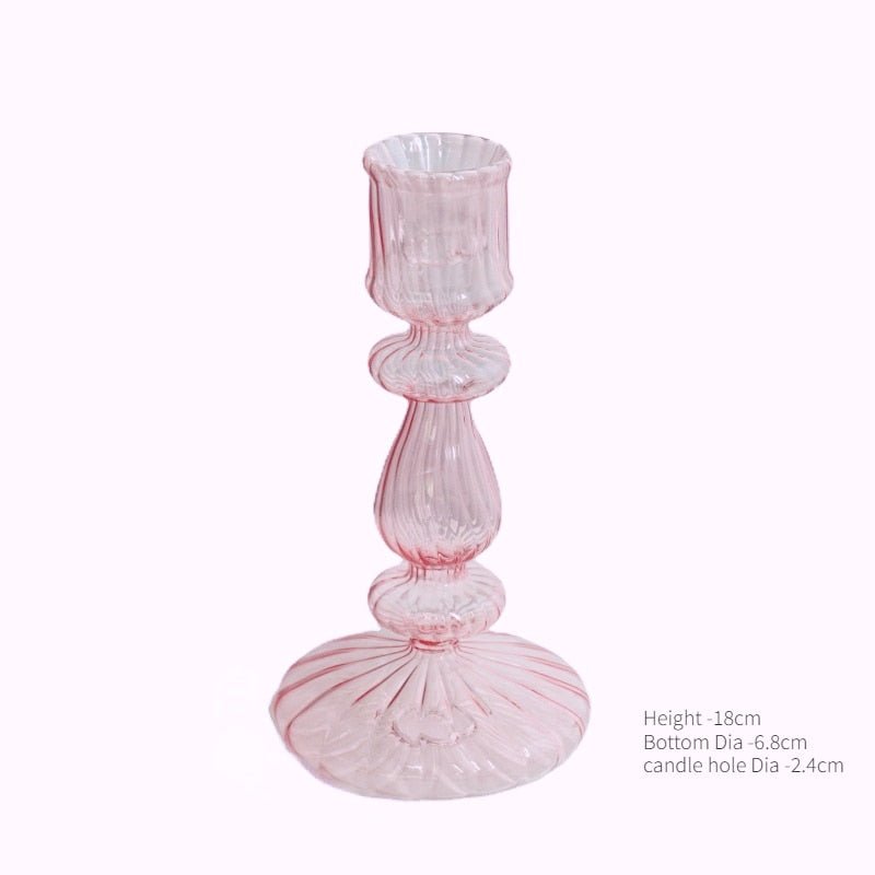 Sakura Glass Candle Holder & Flower Vase - DIVINE DESIGN