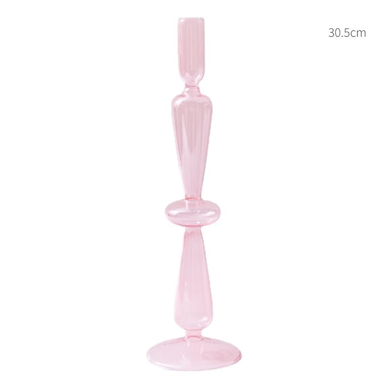 Sakura Glass Candle Holder & Flower Vase - DIVINE DESIGN