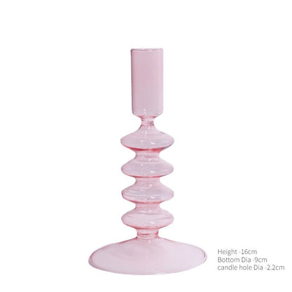 Sakura Glass Candle Holder & Flower Vase - DIVINE DESIGN