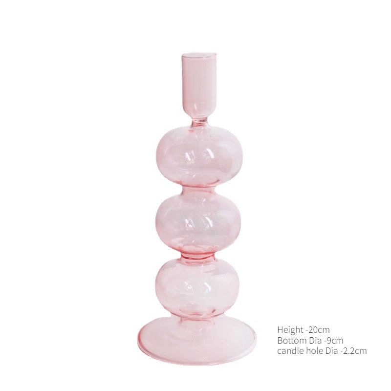 Sakura Glass Candle Holder & Flower Vase - DIVINE DESIGN