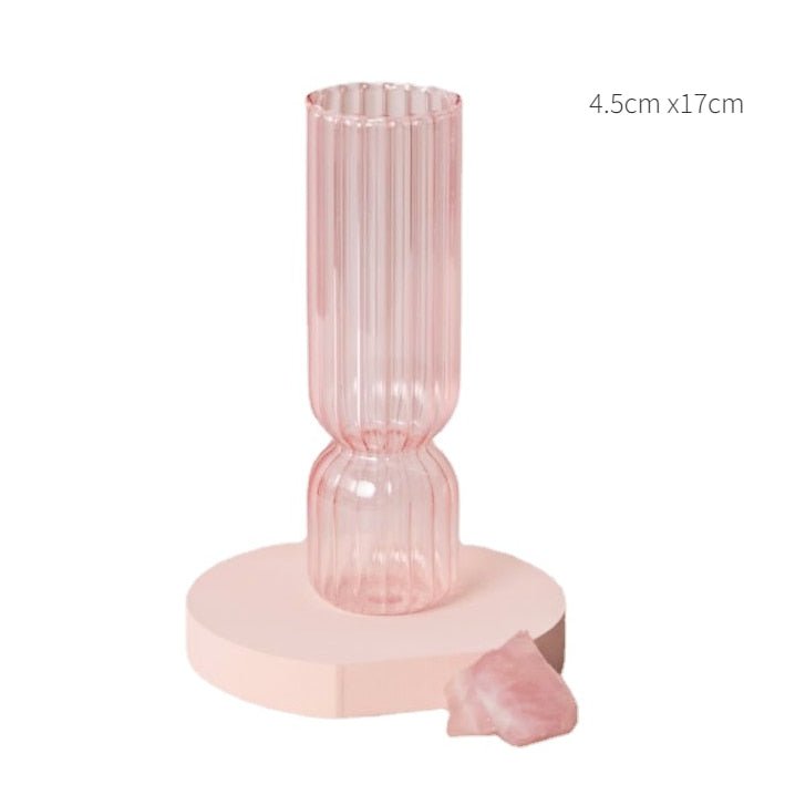 Sakura Glass Candle Holder & Flower Vase - DIVINE DESIGN