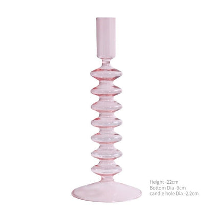 Sakura Glass Candle Holder & Flower Vase - DIVINE DESIGN