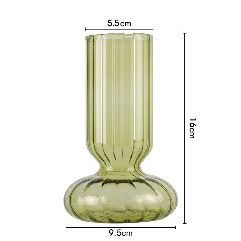 Sally Vintage Glass Vase - DIVINE DESIGN