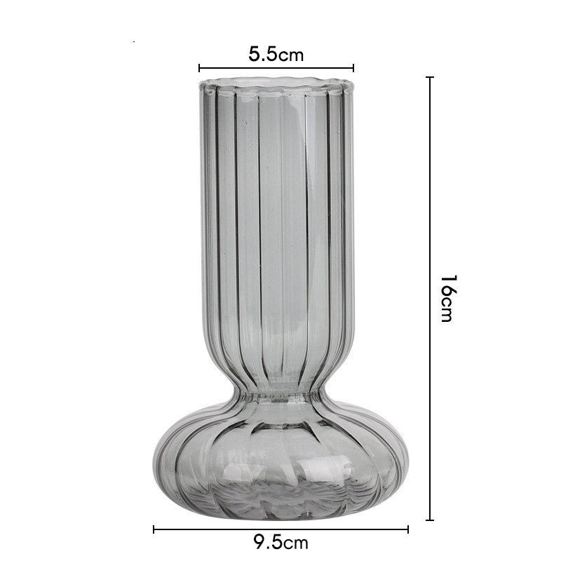 Sally Vintage Glass Vase - DIVINE DESIGN