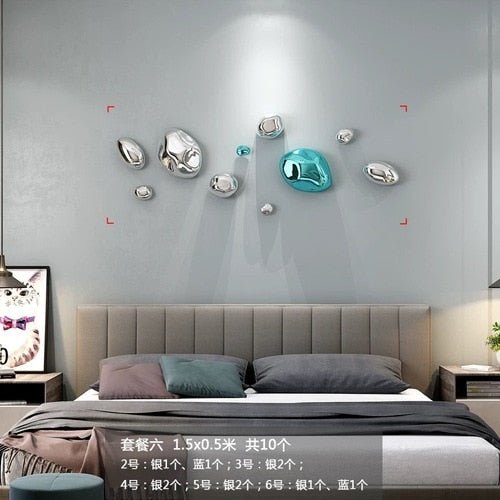 Stone Balls Wall Decor - DIVINE DESIGN