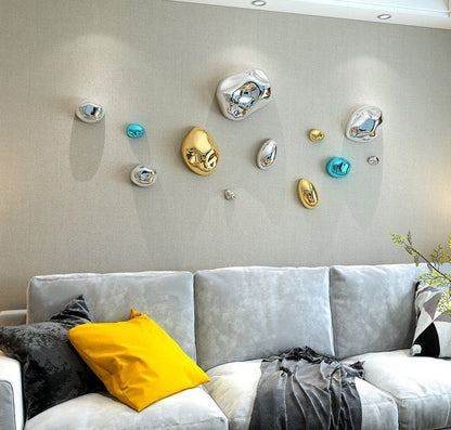 Stone Balls Wall Decor - DIVINE DESIGN