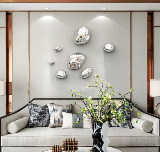 Stone Balls Wall Decor - DIVINE DESIGN