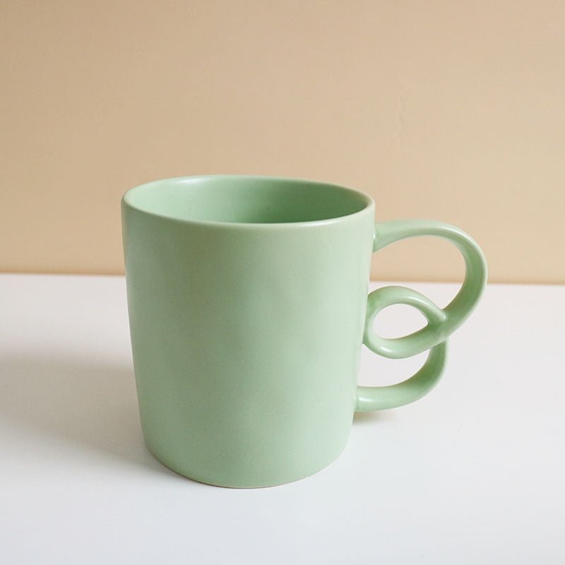 Twine Double Handle Ceramic Mug - DIVINE DESIGN