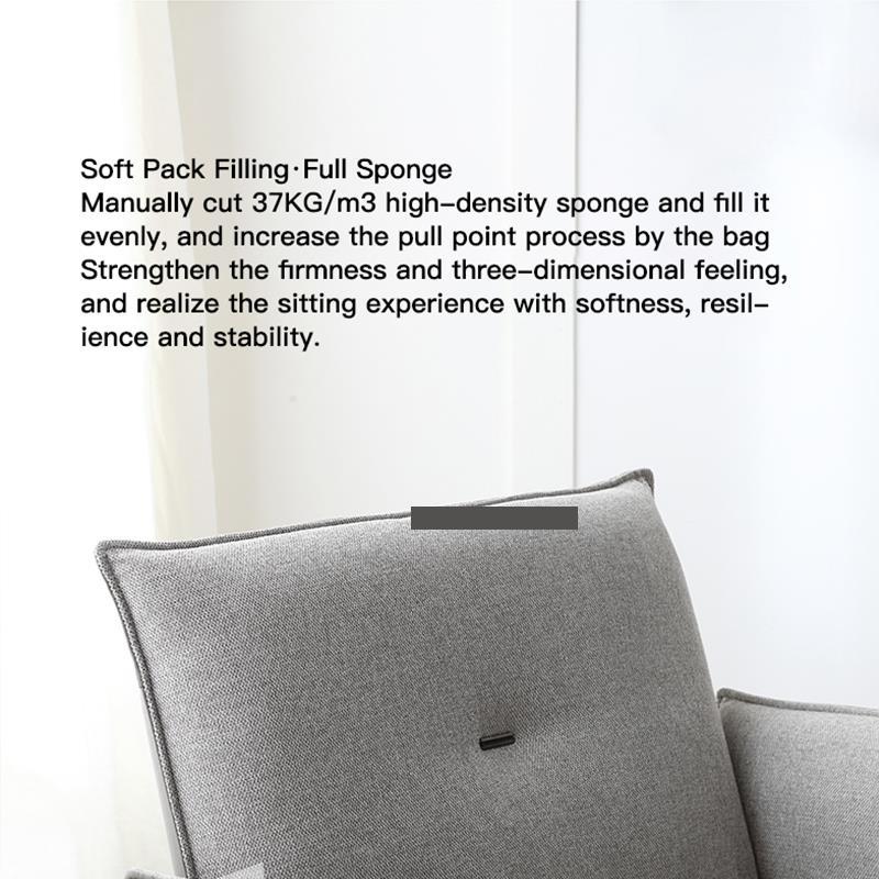 Upholstered Swivel Recliner Accent Chair - DIVINE DESIGN