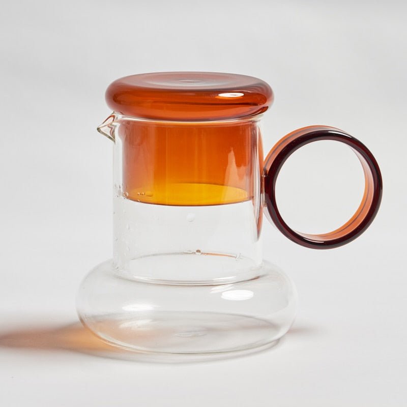 Versa Glass Pitcher with Tumbler Lid - DIVINE DESIGN