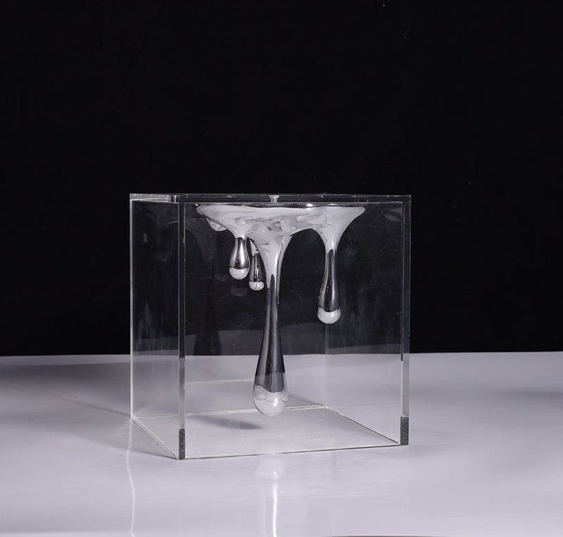Water Droplets Resin Sculpture - DIVINE DESIGN