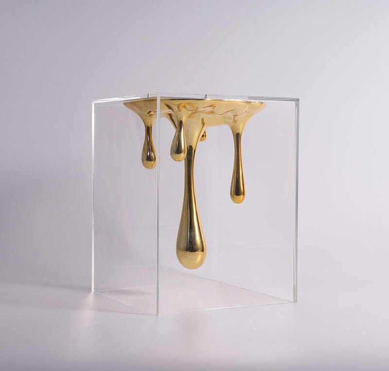Water Droplets Resin Sculpture - DIVINE DESIGN