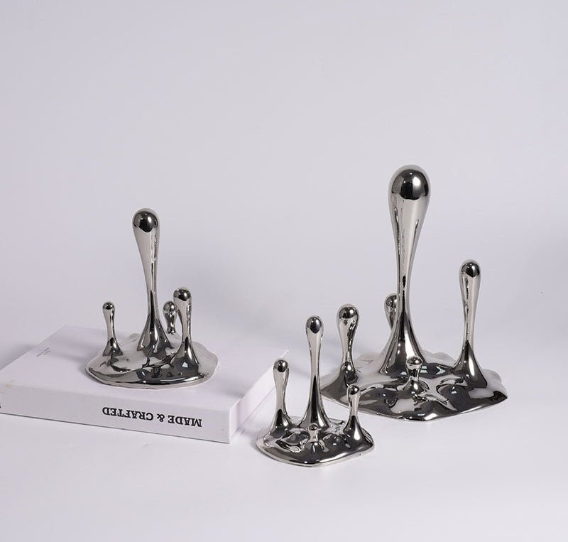 Water Droplets Resin Sculpture - DIVINE DESIGN