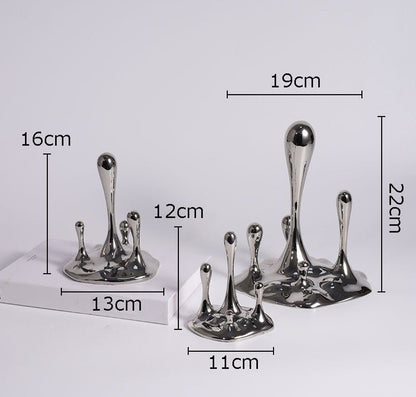 Water Droplets Resin Sculpture - DIVINE DESIGN