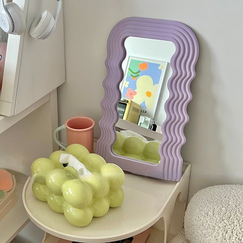 Wavy Irregular Decorative Vanity Mirror - DIVINE DESIGN
